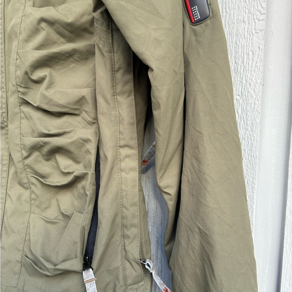 Mission Six Falcon Series Jacket XS RECCO Hooded Olive Green Snow Ski Ride - Picture 6 of 16